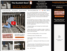 Tablet Screenshot of duckbilldeckwrecker.com